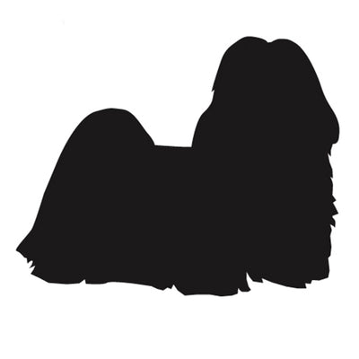 Shih Tzu (long haired) Silhouette