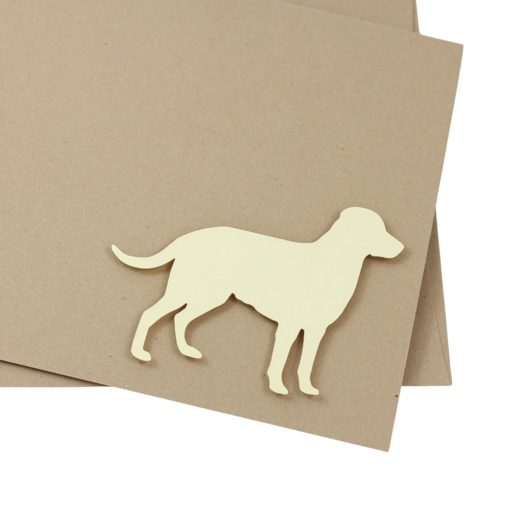 Dog Blank Card Horizontal | 200+ Dog Breeds to Choose from | 25 Dog Colors Available | Blank Inside | Single Card or 10 Pack