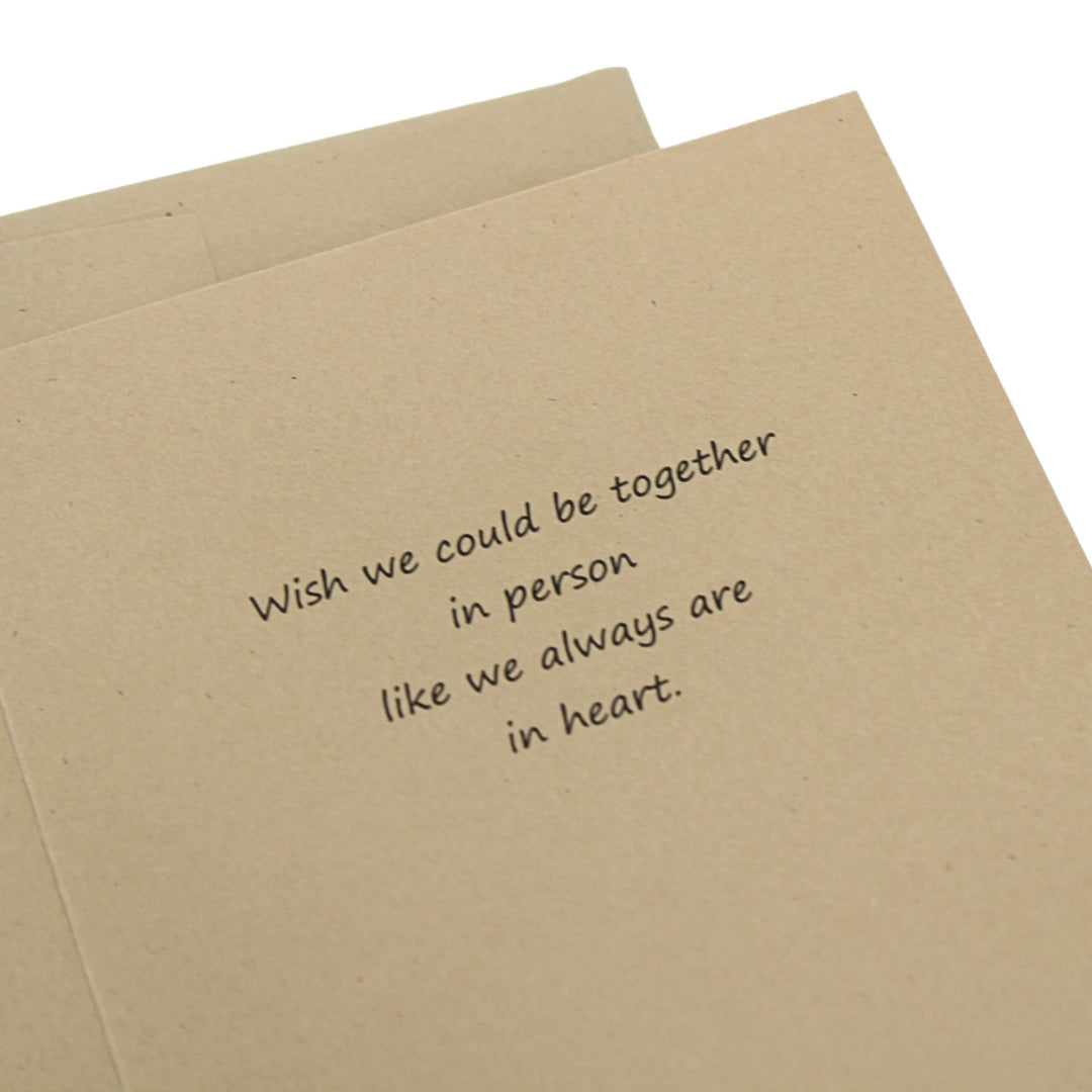 Butterfly Mother's Day Card - Kraft Brown Handmade Card for Mother's Day - Mother's Day Greeting