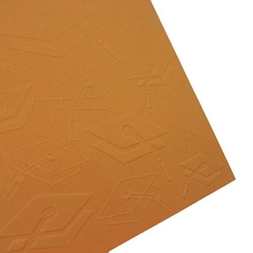 Textured Graduation Card Single | Handmade Grad Cap Notecards | Discontinued Blank Inside | Multiple colors to choose from