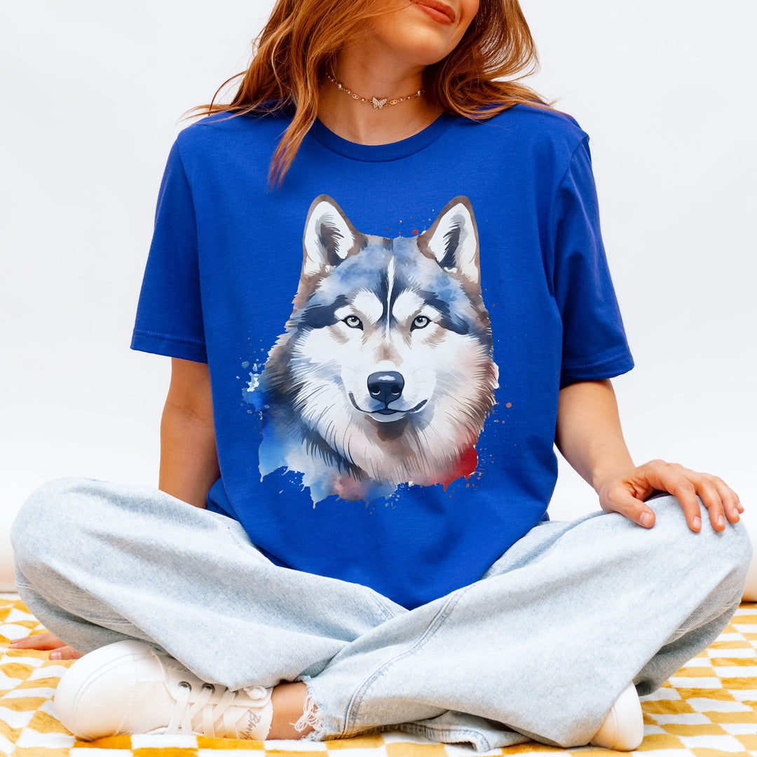 Patriotic Siberian Husky 4th of July T-Shirt | Independence Day - Embellish by Jackie - Handmade Greeting Cards