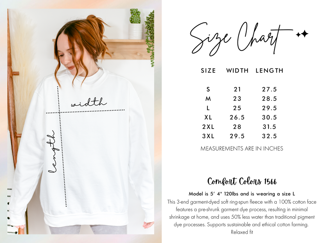 Stay Pawsitive - Comfort Colors Cozy Sweatshirt Sizes 2XL & 3XL Multiple Colors