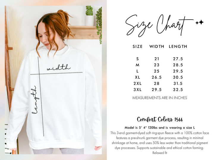 Stay Pawsitive - Comfort Colors Cozy Sweatshirt Sizes 2XL & 3XL Multiple Colors