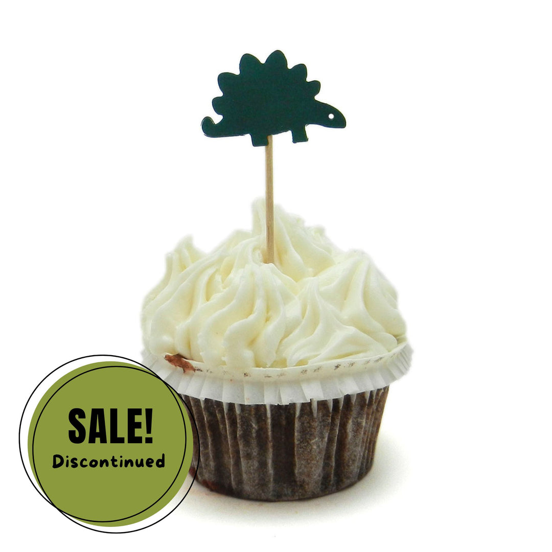 Stegosaurus Set of 12 Cupcake Toppers Dinosaur Cupcake Topper Birthday Dinosaur Topper Dinosaur Party Dinosaur Decor Dinosaur Cake Topper