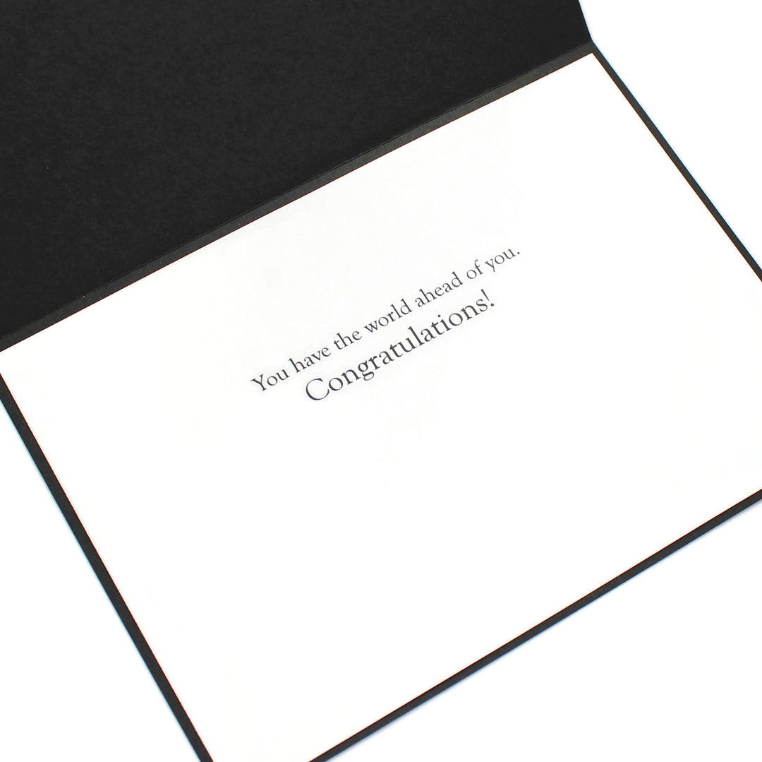 US Map Graduation Card | Handmade Go Far Congratulations Greeting Card | 5X7 Overstock