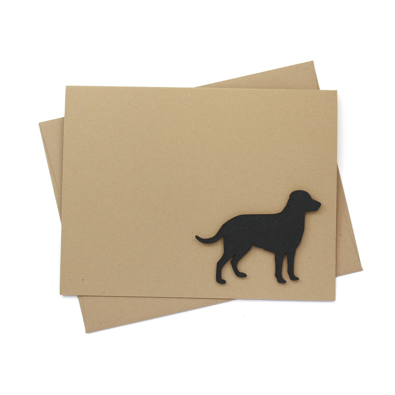 Dog Blank Card Horizontal | 200+ Dog Breeds to Choose from | 25 Dog Colors Available | Blank Inside | Single Card or 10 Pack