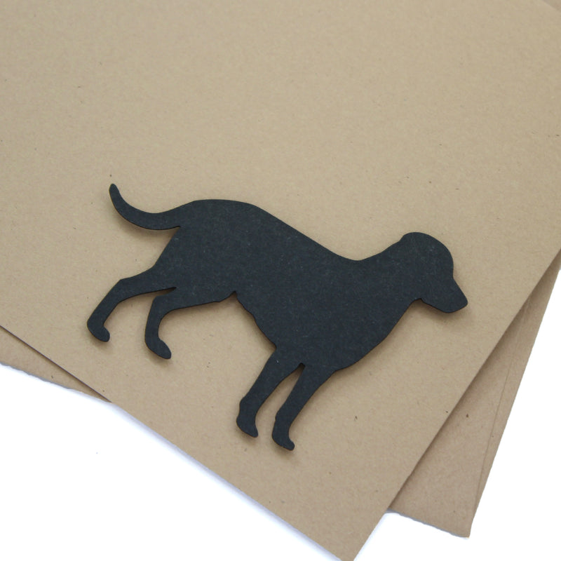 Dog Blank Card Horizontal | 200+ Dog Breeds to Choose from | 25 Dog Colors Available | Blank Inside | Single Card or 10 Pack