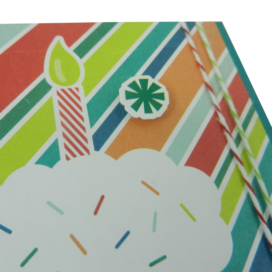 Cupcake Happy Birthday Handmade Greeting Card Generic Birthday Card birthday card for kids happy birthday greetings Just for you today!
