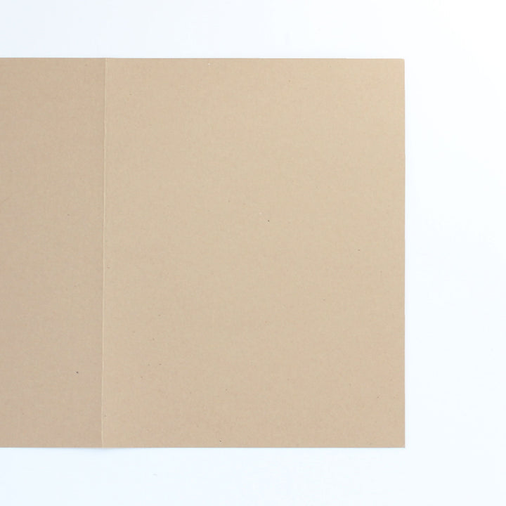Doodle Thank You Greeting Cards: Kraft Notecards, Golden Dog Silhouette
