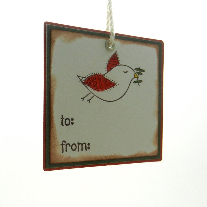Christmas Tags - 3 Pack - Handmade - Recycled - Upcycled