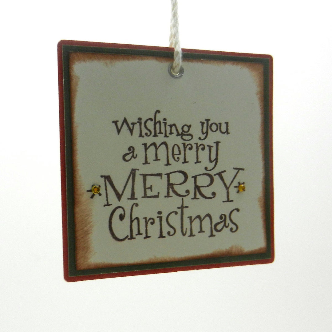Christmas Tags - 3 Pack - Handmade - Recycled - Upcycled