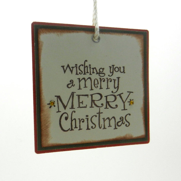 Christmas Tags - 3 Pack - Handmade - Recycled - Upcycled