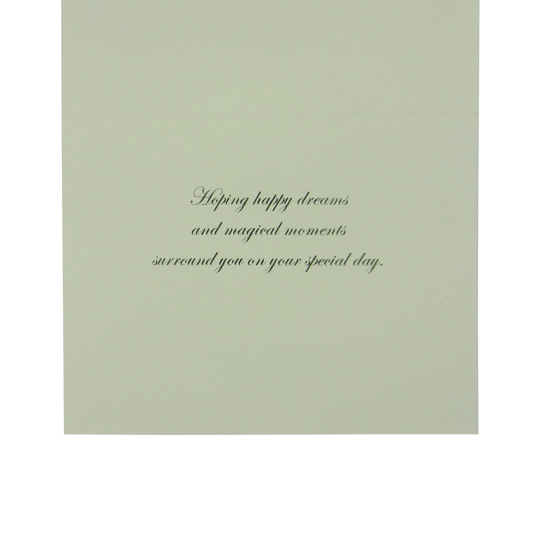 Butterfly Birthday Card - Colorful Butterflies Greeting Ivory with Envelope - Dimensional Gems - Sweet Message perfect for mom sister