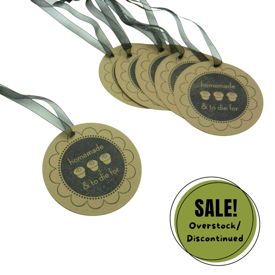Gift Tags - Homemade & to die for - Kraft - 6 pack