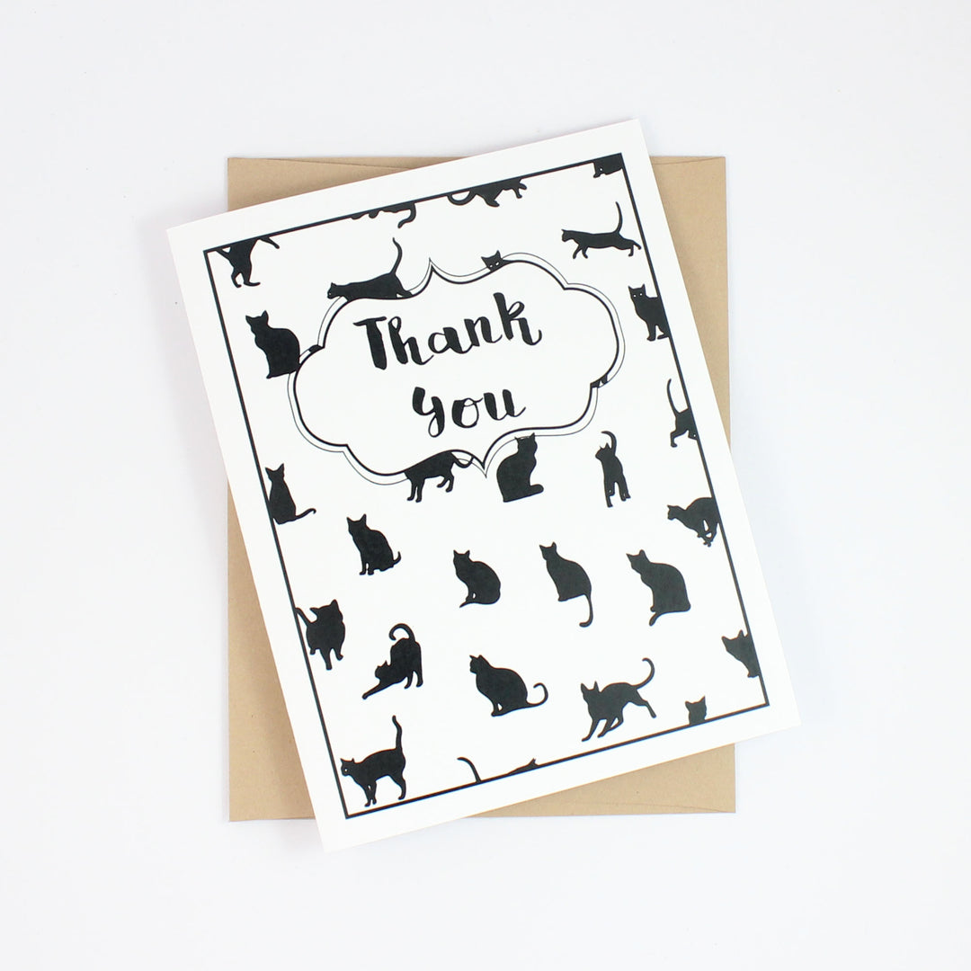 Cat Lover Printable Everyday Greeting Card Pack | A2 & A7 sizes | Inside Phrases - Embellish by Jackie
