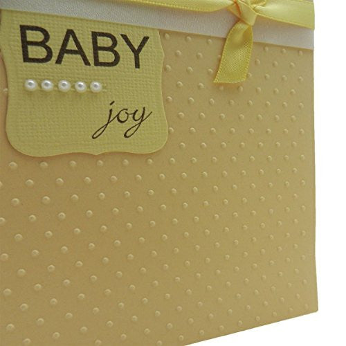 Baby Congratulations Handmade Baby Card Generic Baby Shower Gift with Envelope Baby Joy - Embellish by Jackie