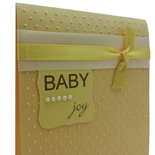 Baby Congratulations Handmade Baby Card Generic Baby Shower Gift with Envelope Baby Joy - Embellish by Jackie