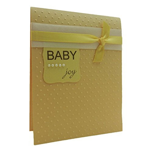 Baby Congratulations Handmade Baby Card Generic Baby Shower Gift with Envelope Baby Joy - Embellish by Jackie