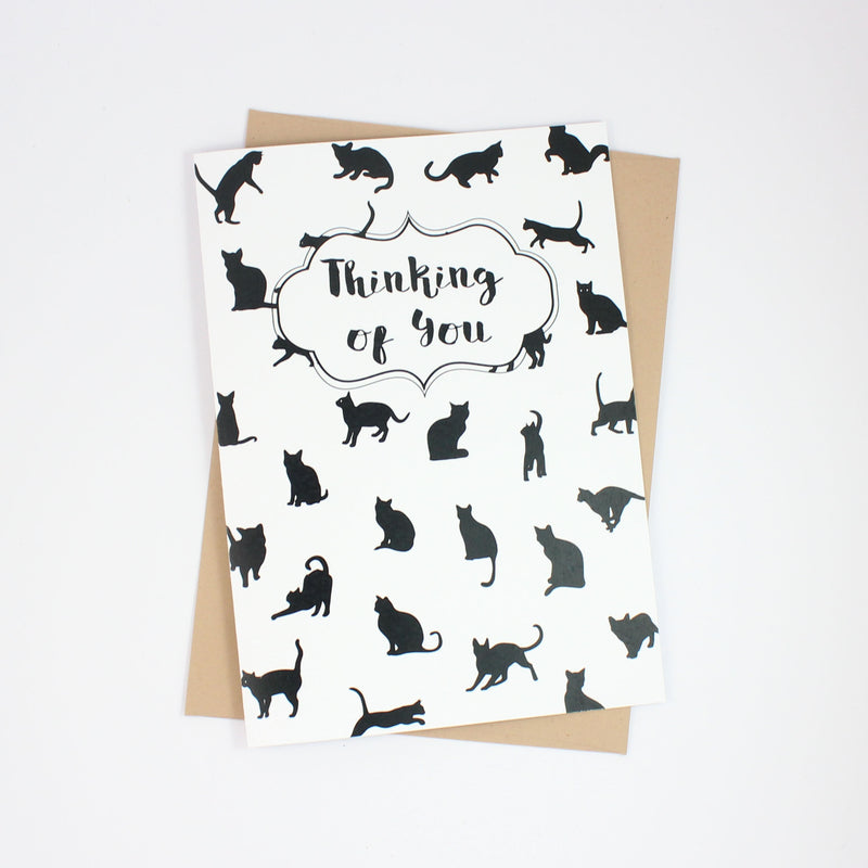 Cat Lover Printable Everyday Greeting Card Pack | A2 & A7 sizes | Inside Phrases - Embellish by Jackie