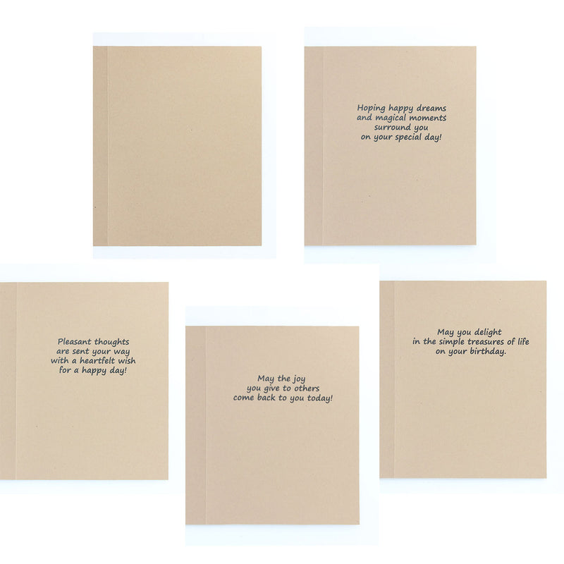 Bernedoodle Birthday Card | Handmade Labradoodle Greeting Cards| Single or 10 Pack | Choose Inside