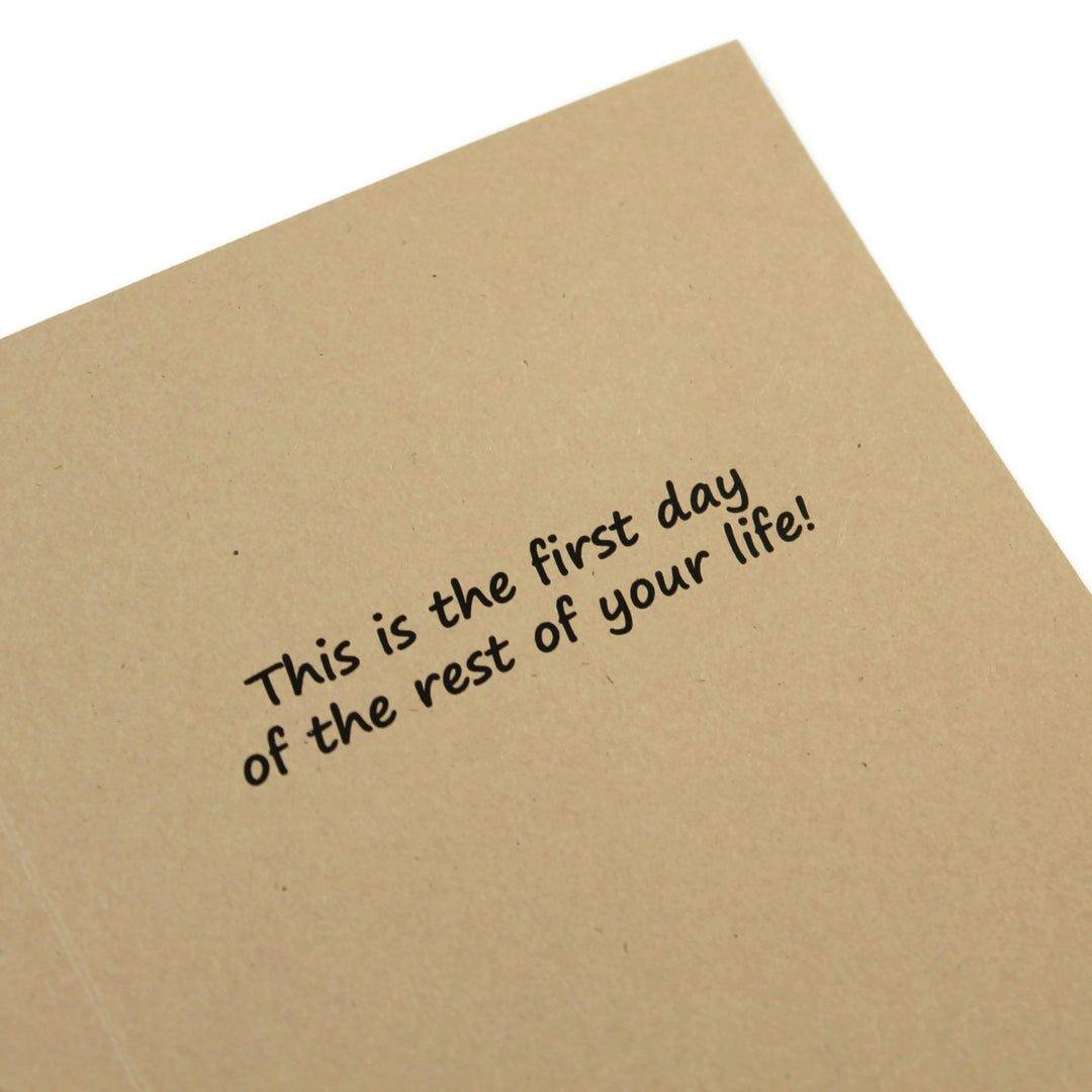 Graduation Card Single | Handmade Grad Cap or Diploma Notecards | 9 colors to choose from | Discontinued