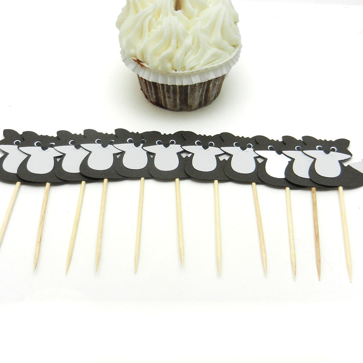 Fox Cupcake Toppers Set of 12 Fox Birthday Decorations Cupcake Topper Birthday Party Cake Topper Fox Party Fox Theme Party Fox Decor - Embellish by Jackie