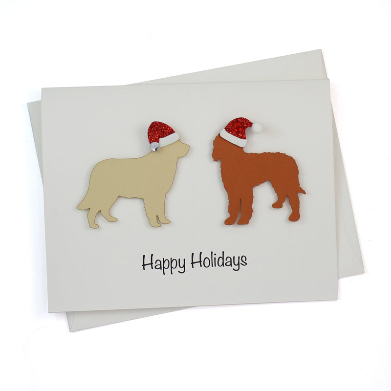 2 Pets Christmas Card