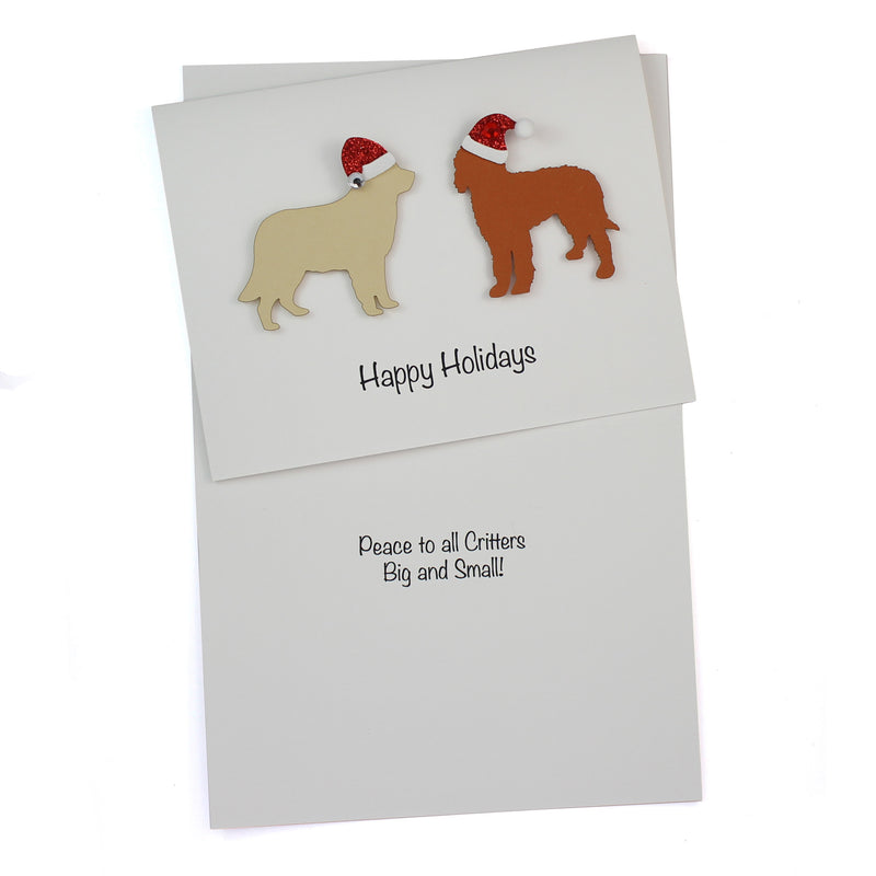 2 Pets Christmas Card
