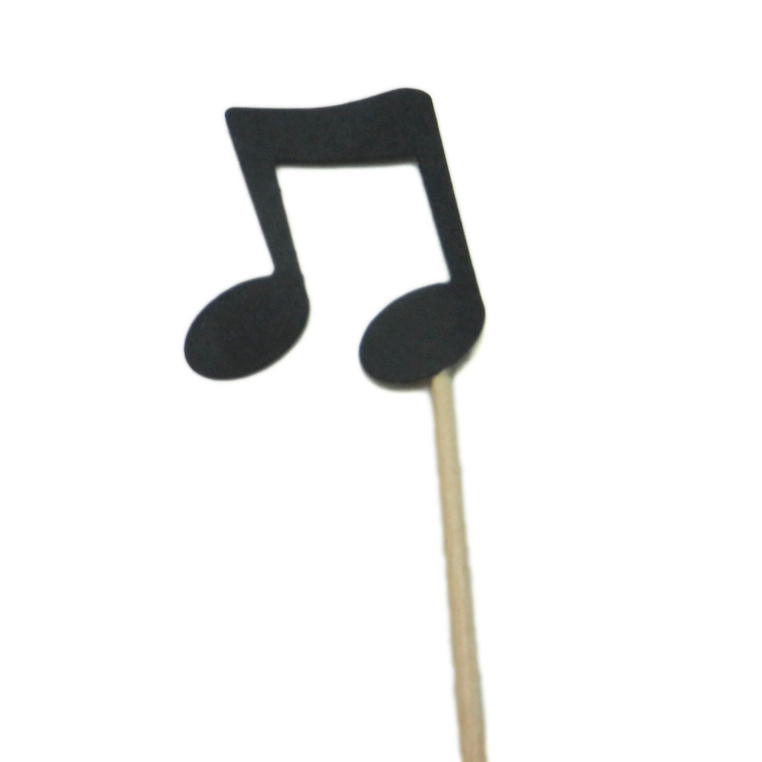 Music Note Cupcake Topper Set of 12 | Birthday Party Cake Topper | Music theme decorations - Embellish by Jackie