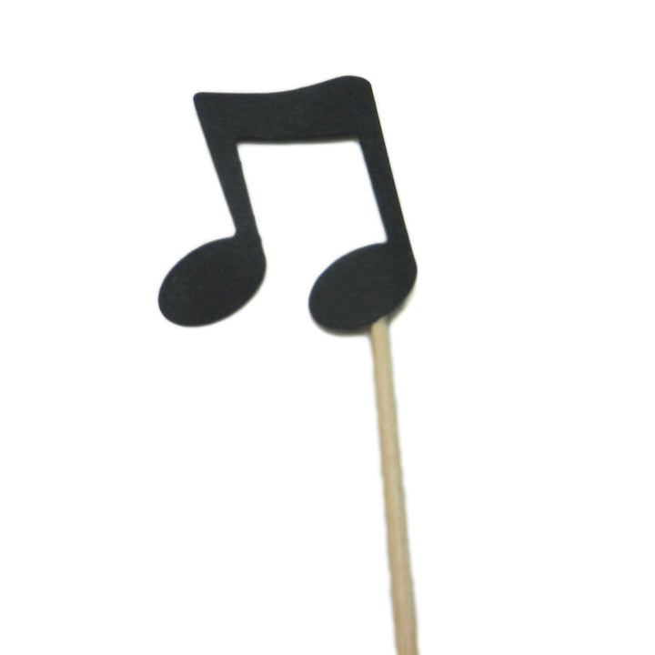 Music Note Cupcake Topper Set of 12 | Birthday Party Cake Topper | Music theme decorations - Embellish by Jackie