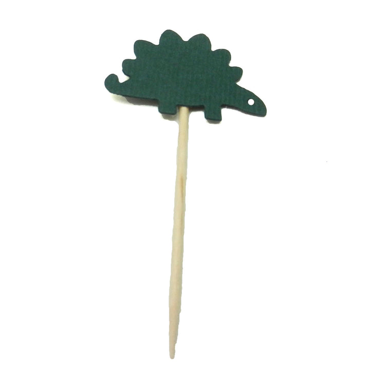 Stegosaurus Set of 12 Cupcake Toppers Dinosaur Cupcake Topper Birthday Dinosaur Topper Dinosaur Party Dinosaur Decor Dinosaur Cake Topper - Embellish by Jackie