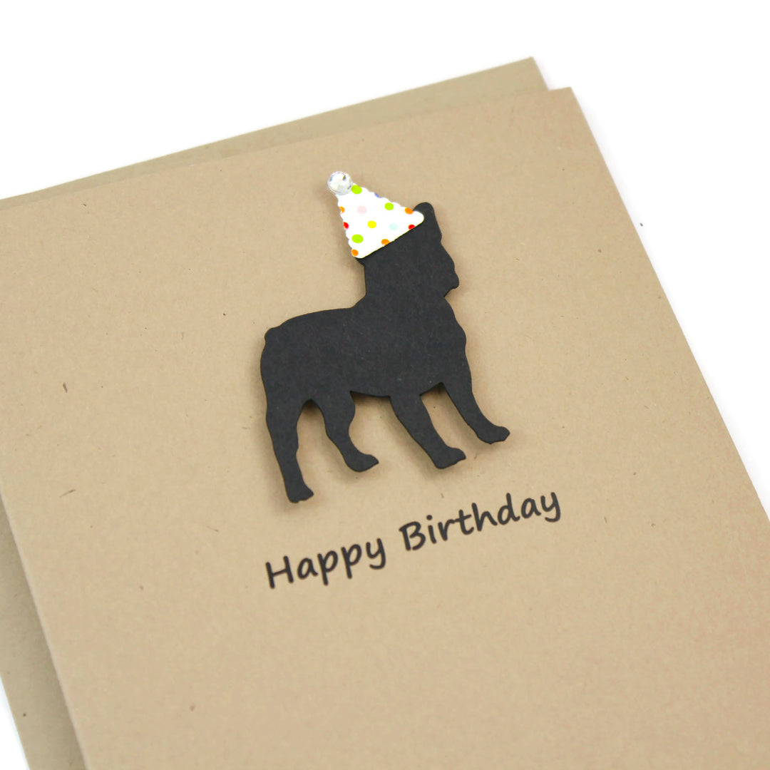 French Bulldog Birthday Card
