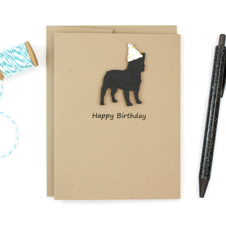French Bulldog Birthday Card