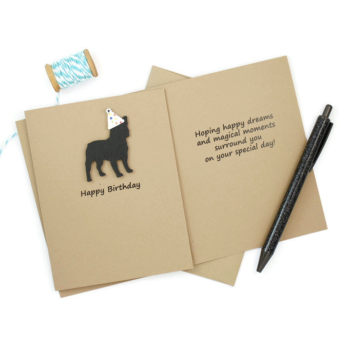 French Bulldog Birthday Card