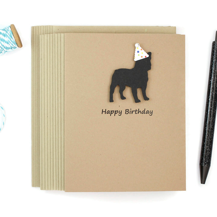 French Bulldog Birthday Card