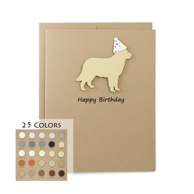 Golden Retriever Birthday Card