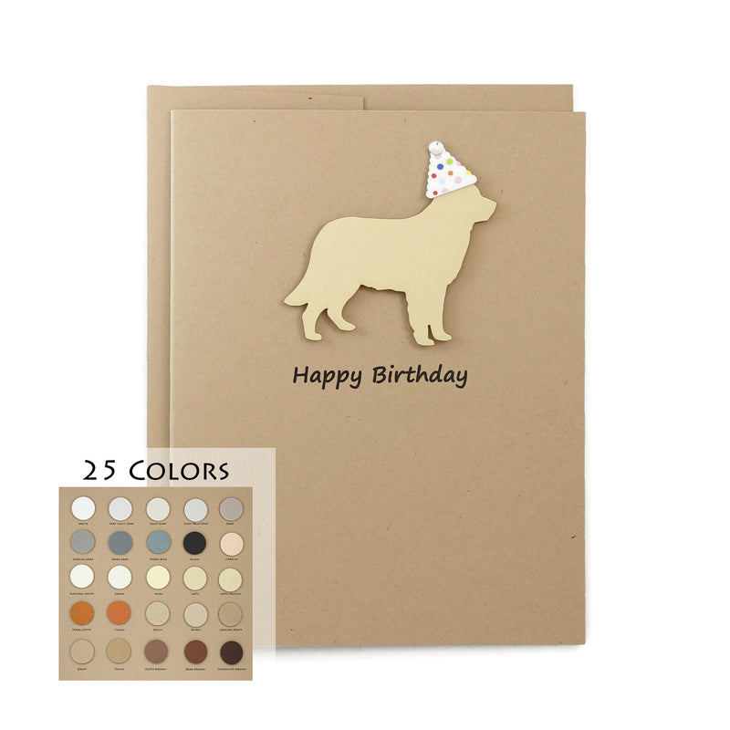 Golden Retriever Birthday Card