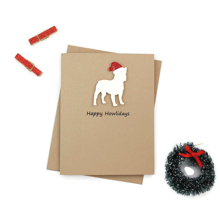 French Bulldog Christmas Card