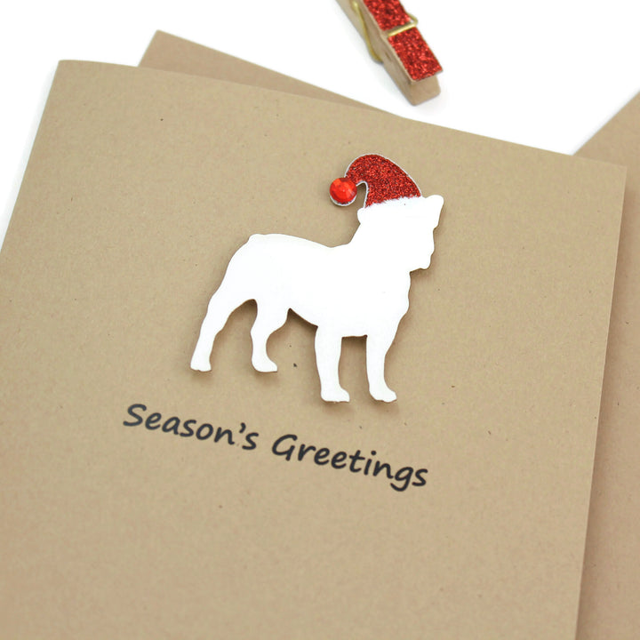 French Bulldog Christmas Card