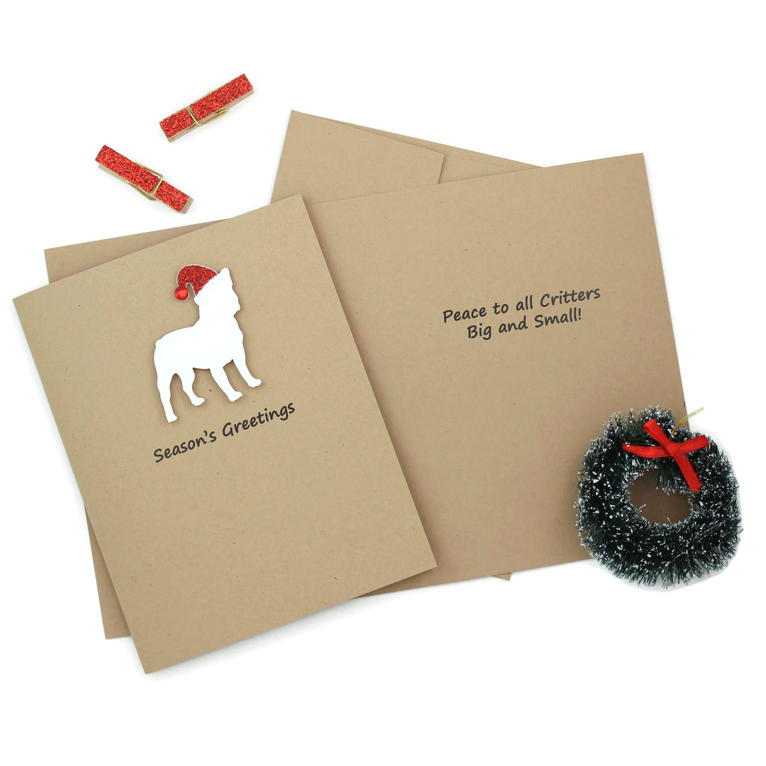 French Bulldog Christmas Card
