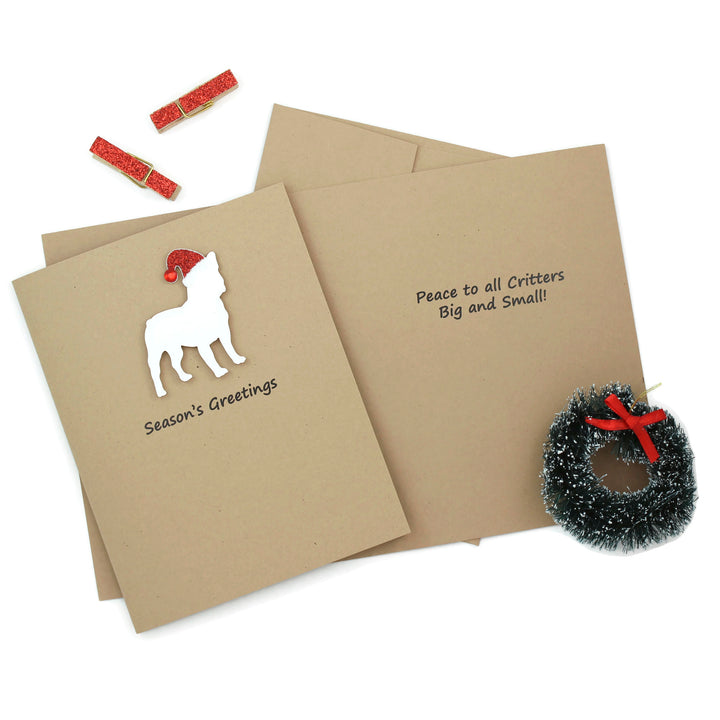 French Bulldog Christmas Card