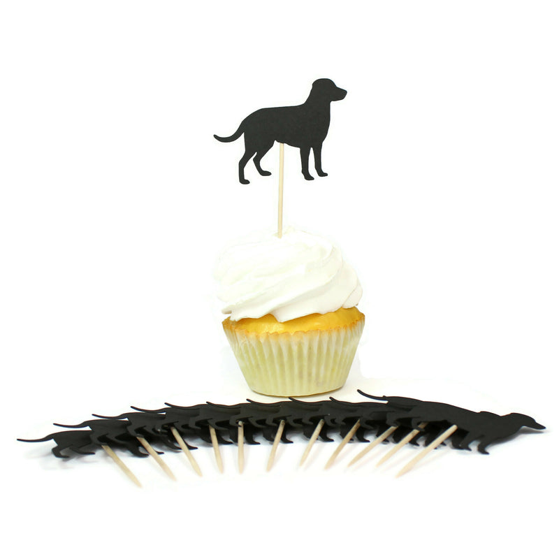 Labrador Retriever Cupcake Toppers