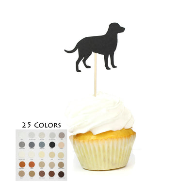 Labrador Retriever Cupcake Toppers