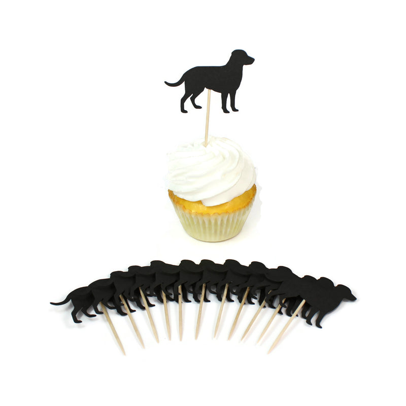 Labrador Retriever Cupcake Toppers