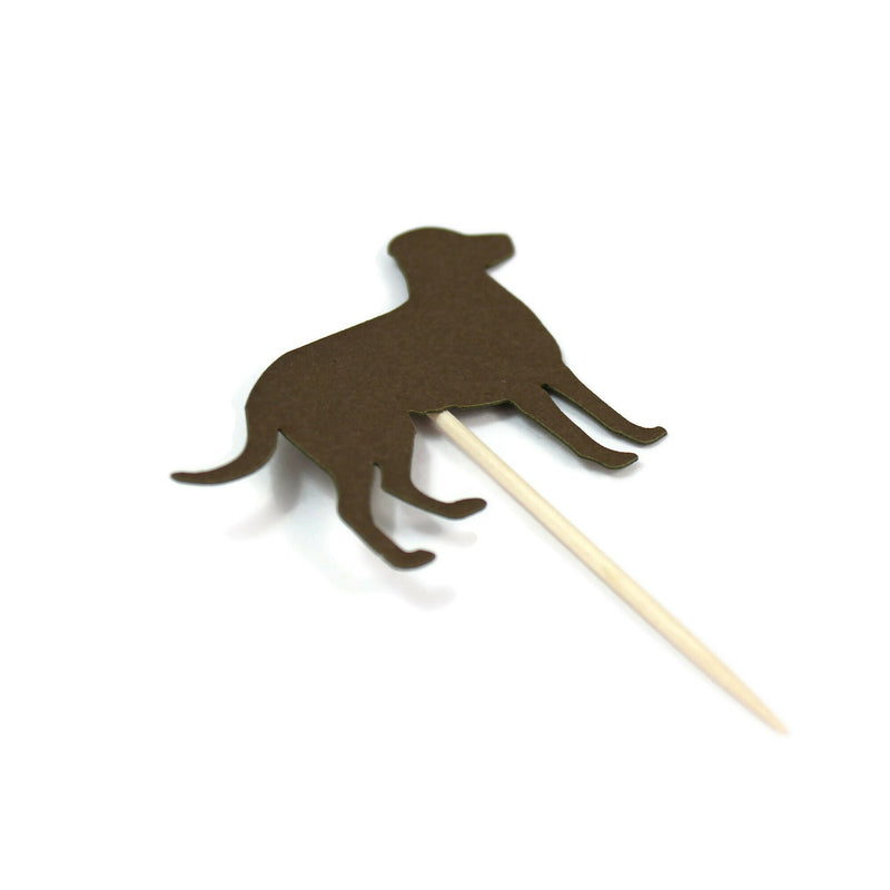 Labrador Retriever Cupcake Toppers