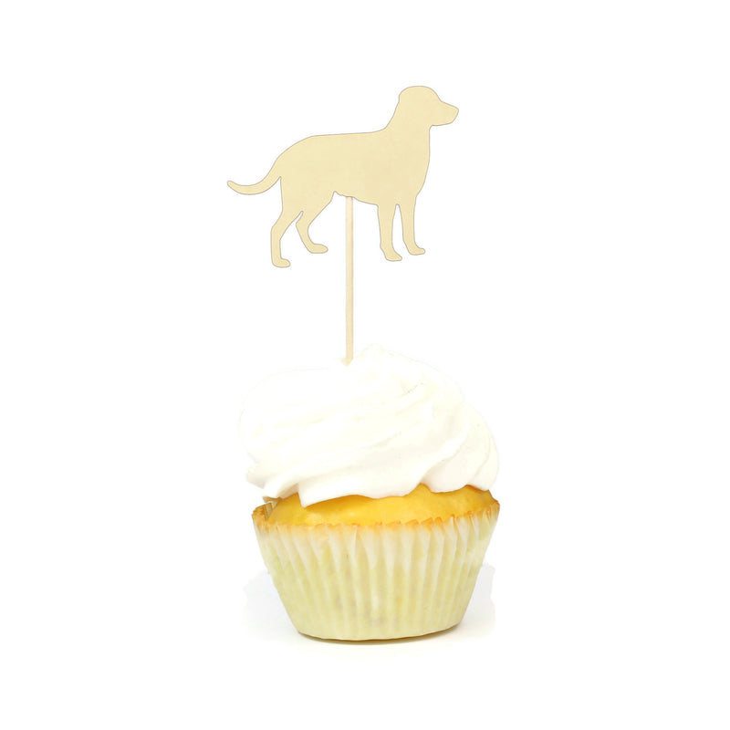 Labrador Retriever Cupcake Toppers