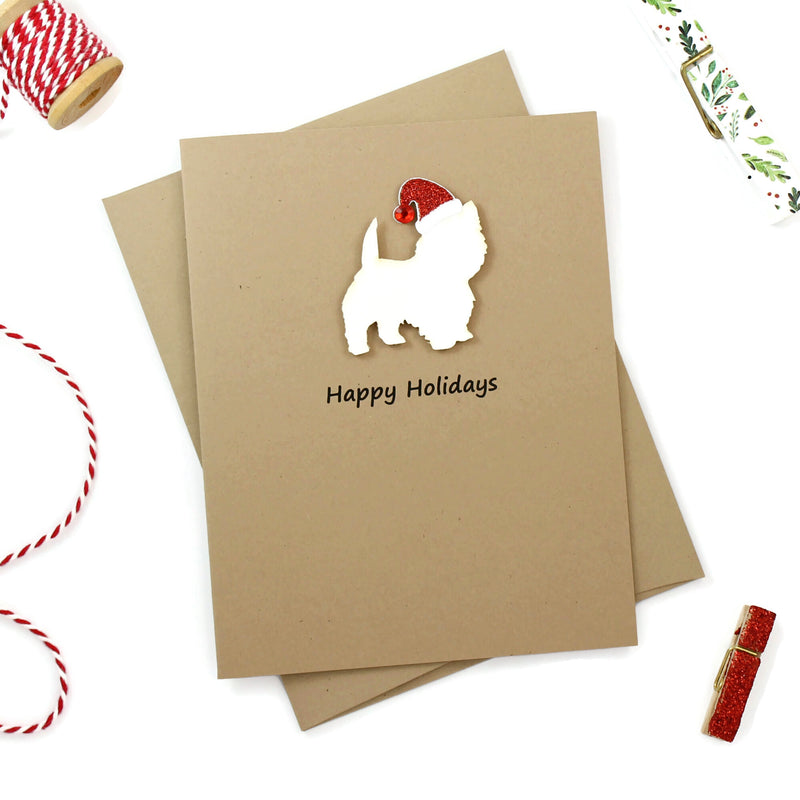 West Highland White Terrier Christmas Card