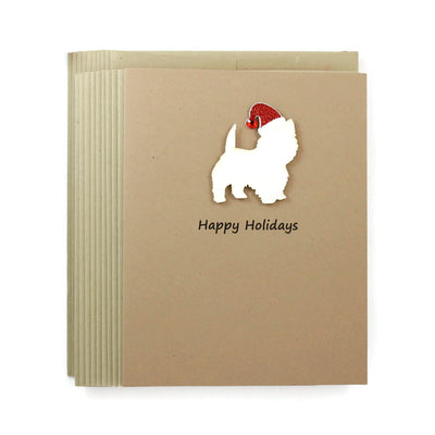 West Highland White Terrier Christmas Card