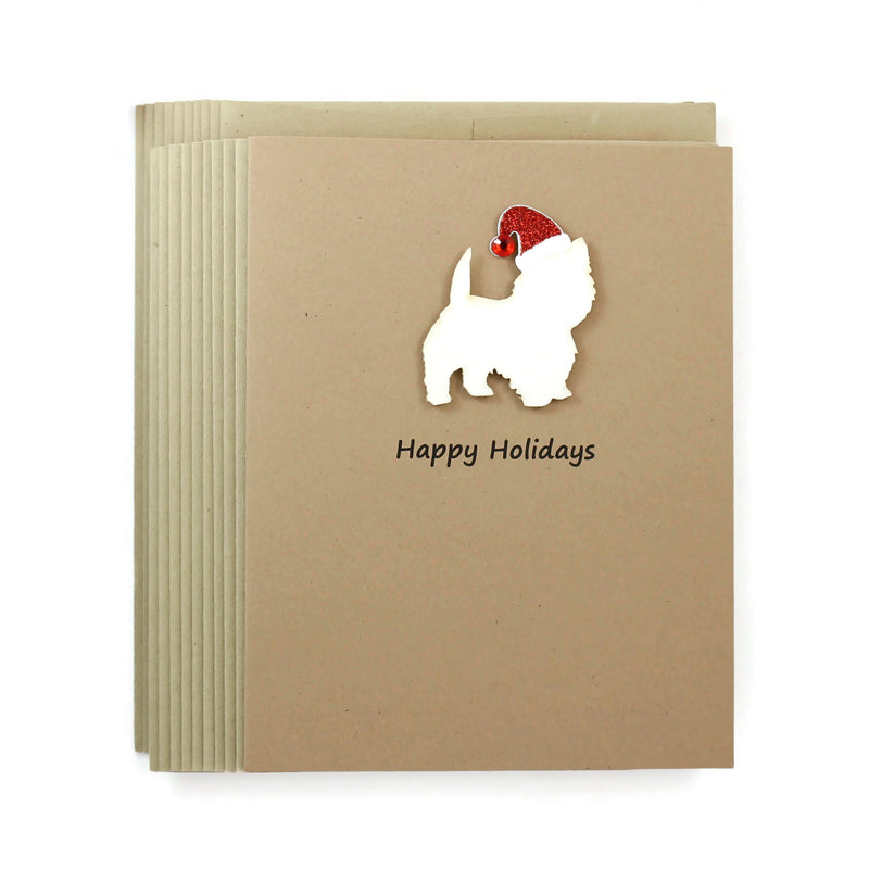 West Highland White Terrier Christmas Card