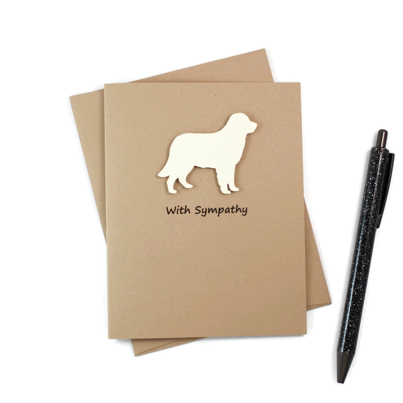 Golden Retriever Sympathy Card